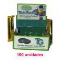 Caja de 100 unidades de carbón instantaneo
